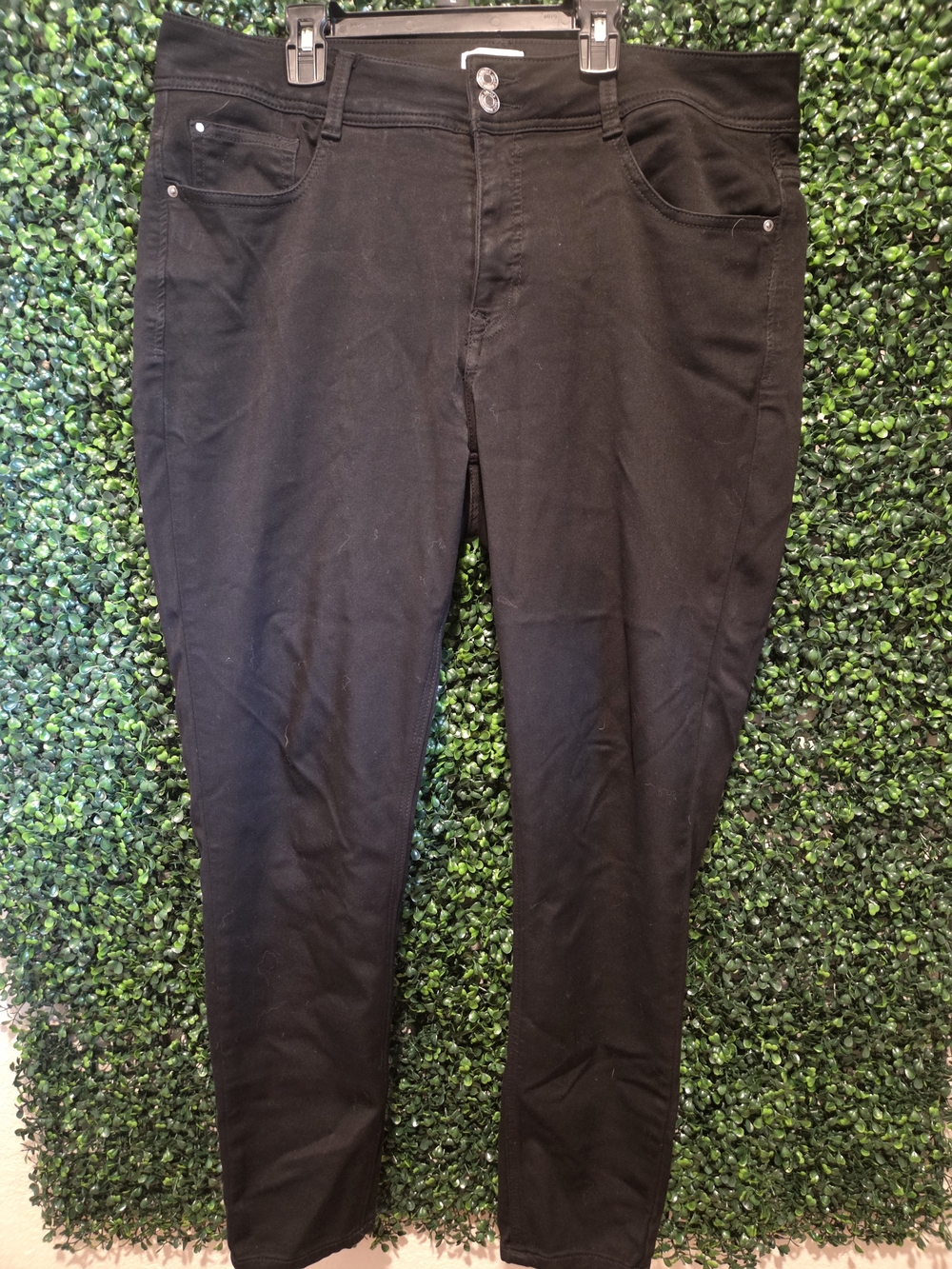 Angels Black Skinny Jeans - Slim High-Rise Style